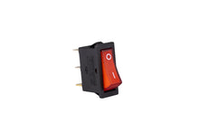 Load image into Gallery viewer, EMAS A21B1K11 Illuminated Red Rocker Switch SPST 16A 230V (30x11mm)
