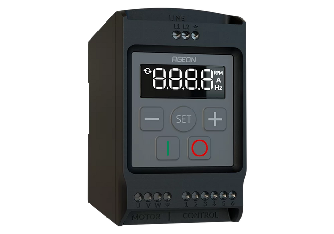 0.37KW 0.5HP | Single Phase Input 3 Phase Out VSD VFD Inverter Drive | AG Mini