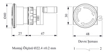 Load image into Gallery viewer, EMAS CM200E - IP65 Metal Body Emergency Stop 40mm Head Turn Release (1 N.C.)
