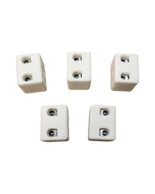 Load image into Gallery viewer, High Temperature Ceramic Terminal Block 2 Way 32A 4mm 12AWG 450V Max
