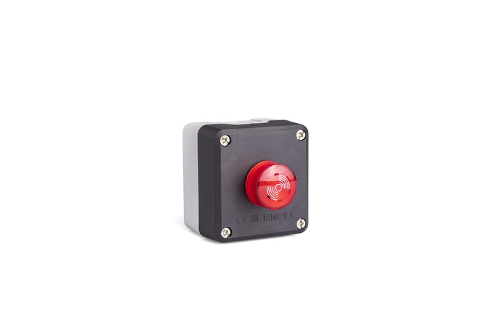 EMAS P1164 Control Box With 90dB LED Sounder (IP50 24V OR 230V)