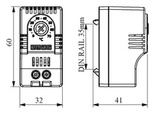 Load image into Gallery viewer, EMAS PTM110 - Control Panel Heating Thermostat 240V 0-70C (10A 1 x N.C.)
