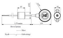 Load image into Gallery viewer, Float Switch For Sump Pump / Submersible Pump 1.75M-10M Cable IP68 | EMAS SKF
