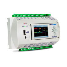 Load image into Gallery viewer, Novus FieldLogger - 512K Ethernet + HMI, 2xRS485 Master/Slave Data Logger (AC Supply)
