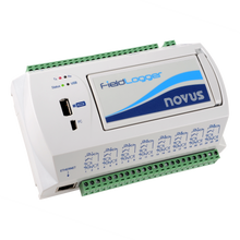 Load image into Gallery viewer, Novus FieldLogger - 512K Ethernet, 2xRS485 Master/Slave Data Logger (AC Supply)
