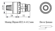 Load image into Gallery viewer, EMAS BPR01K Potentiometer 1K Ohm 22mm Screw Terminal IP65
