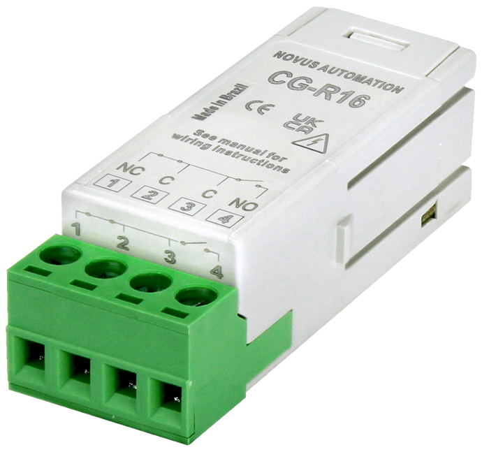 Novus N20K48 - CG-R16 ClickNGo Module - 16A Relay (1 N.O. 1 N.C.)