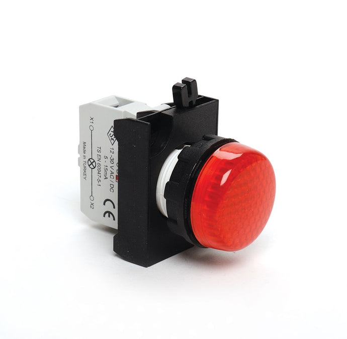 EMAS CP060XK - IP65 Indicator Lamp Red 22mm (12-30V)