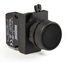 Load image into Gallery viewer, EMAS CP100DH - IP65 Black Momentary Push Button (1 N.O. Contact)
