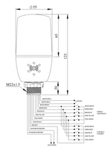 Load image into Gallery viewer, EMAS IF5M220ZM05-1 | 5 Colour LED Light Tower + Buzzer (230V AC 1M Cable)
