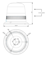 Load image into Gallery viewer, EMAS IT Series Red Multifunctional IP65 LED Beacon 120mm
