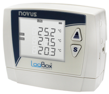 Load image into Gallery viewer, Novus LogBox Connect BLE Bluetooth Data Logger, 3 Analog + 1 Digital inputs, 140K Logs
