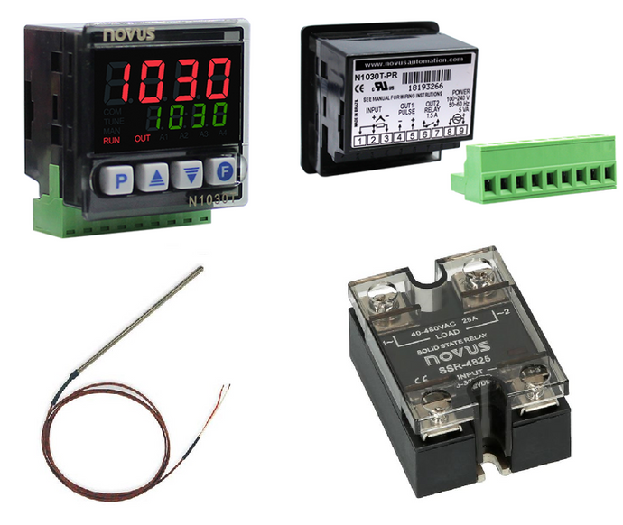 Timed PID Bundle Kit - N1030T + 25A SSR + PT100 Sensor