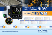 Load image into Gallery viewer, Novus N1050-PR - PID Temperature Controller USB, Timer, SSR+Relay (100-240V)
