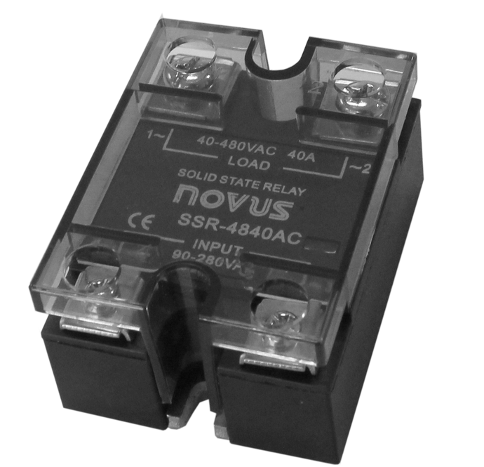 60A Single Phase Solid State Relay - SSR-4860 (Load 60A 480VAC \ Control 4-32VDC)