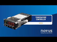 Load and play video in Gallery viewer, Novus N1020-PR PID Temperature Controller 1/32 DIN SSR+Relay (100-240V)
