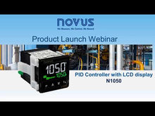 Load and play video in Gallery viewer, Novus N1050-PR - PID Temperature Controller USB, Timer, SSR+Relay (100-240V)
