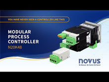 Load and play video in Gallery viewer, Novus N20K48 - Modular PID Process Controller - Bluetooth+ClickNGo (100-240V)
