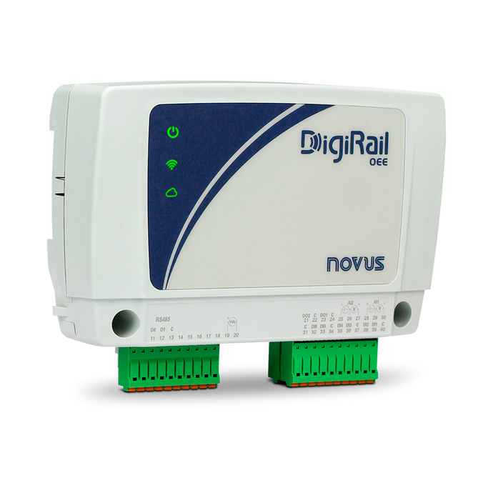 Novus DigiRail OEE WiFi - Machine\Production Line Monitoring - 2AI / 6DI / 2DO WIR