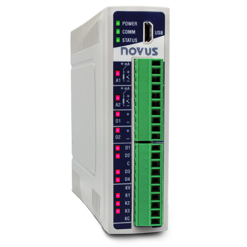 Digirail NXprog RAMIX Micro PLC In C/C++ (2AI/ 2AO/ 4DI/ 3DO)