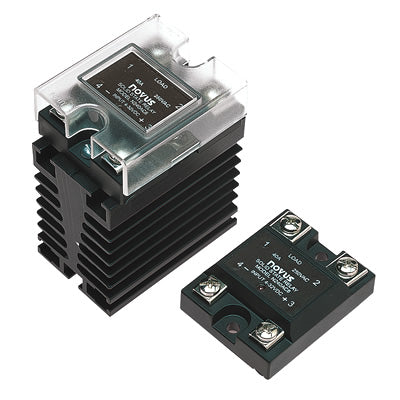 Solid State Relay + Heatsink - Load 25A 480VAC \ Control 4-32Vdc